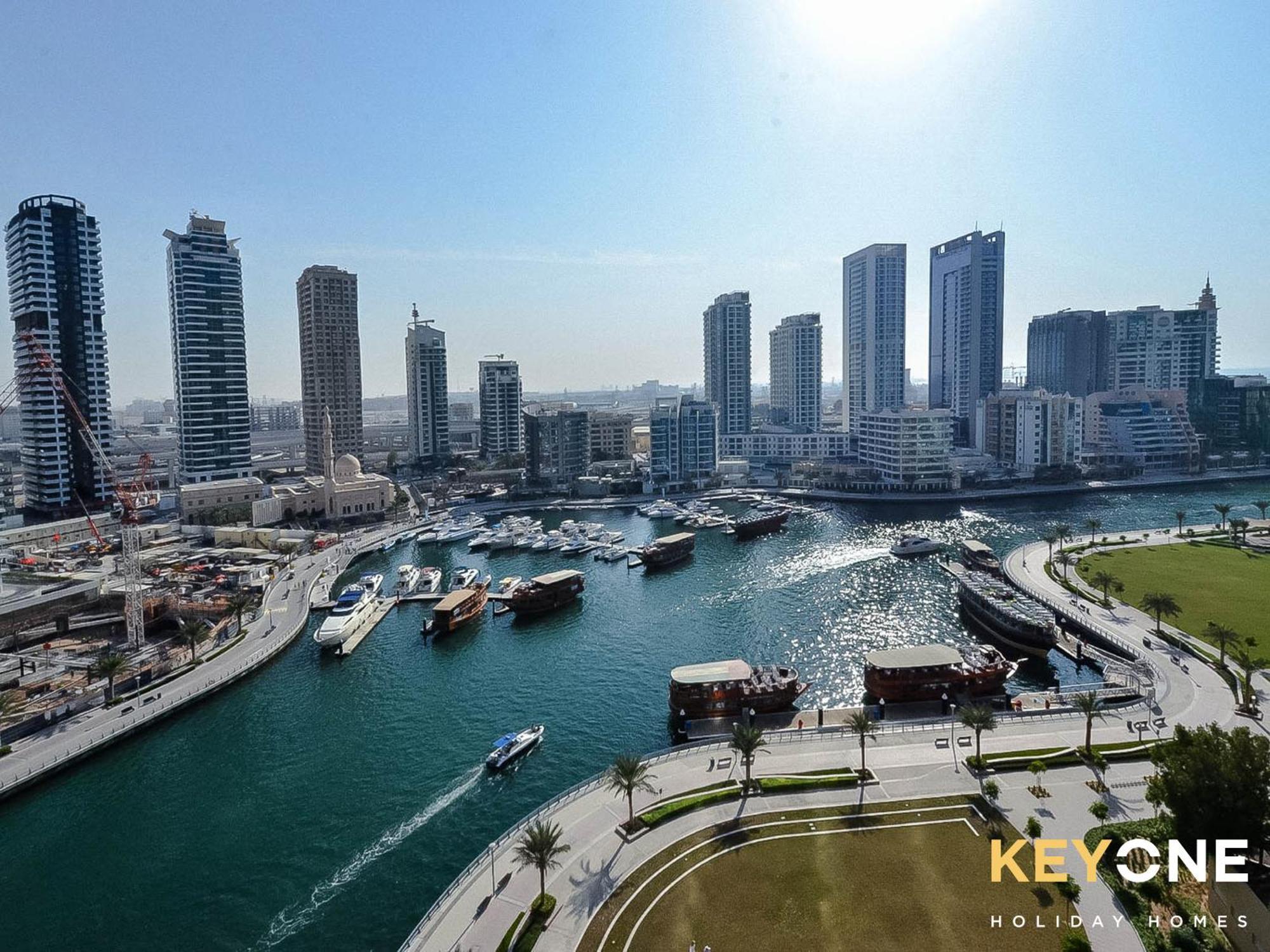 דובאי Sophisticated One Bedroom With Full Marina View מראה חיצוני תמונה